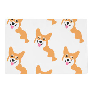 Cute Little Corgi Pattern Placemat