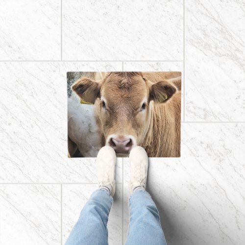 CUTE LITTLE COW DOORMAT