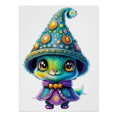 Cute little creatures _ Glossy Poster