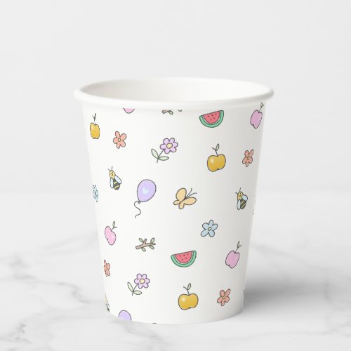 Cute Little Creatures _ Kids Birthday Paper Cups