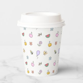 Cute Little Creatures - Kids Birthday Paper Cups