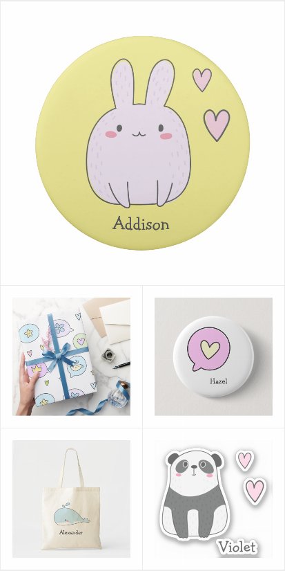 Cute Little Creatures Kids Collection