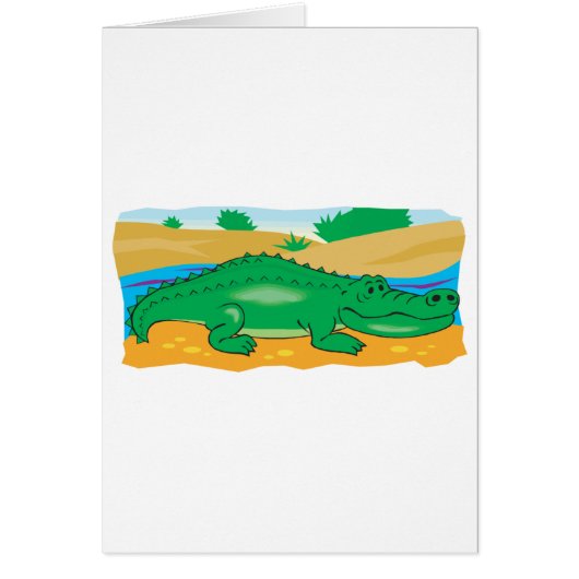 cute little crocodile cards (Front)