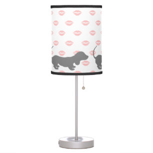 Cute Little Dachshund Design Table Lamp