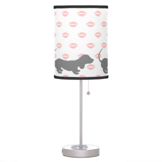 Cute Little Dachshund Design Table Lamp