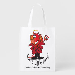 Cute Little Devil Halloween Trick or Treat Bag