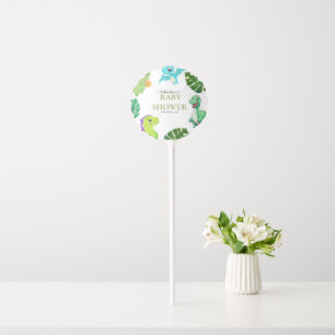 Cute Little Dino Baby Shower Balloon