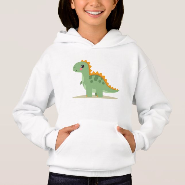 cute little dinosaur hoodie (Front)