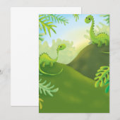 cute little dinosaur land scene (Front/Back)