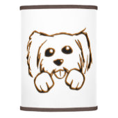 Cute Little Dog Lamp Shade (Front)