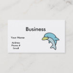 cute little dolphin business card