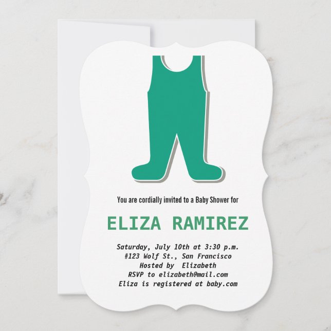 cute little dress invitation (Front)
