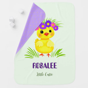 Cute little duck baby blanket