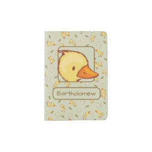 Cute Little Duckling Childrens Passport Holder