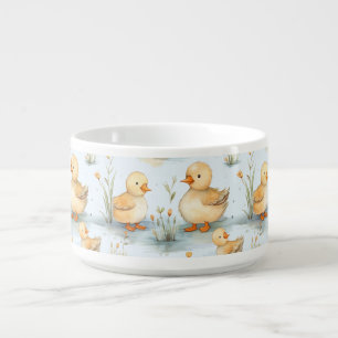 Cute Little Duckling Pattern Bowl