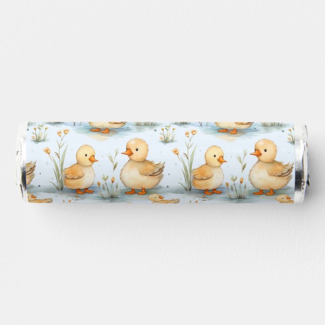 Cute Little Duckling Pattern Breath Savers® Mints (Front)