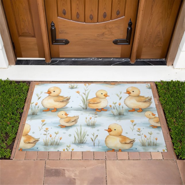 Cute Little Duckling Pattern Doormat (Outdoor)