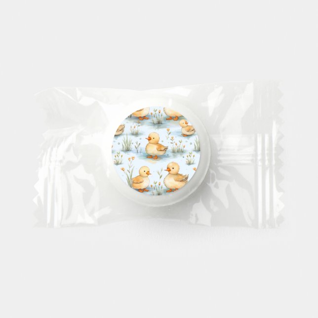 Cute Little Duckling Pattern Life Saver® Mints (Front)