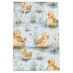 Cute Little Duckling Pattern Medium Gift Bag