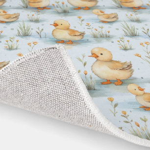 Cute Little Duckling Pattern Rug