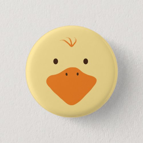 Cute Little Ducky Face Button