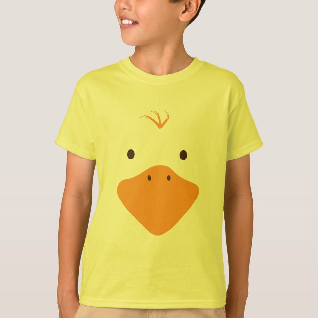 Cute Little Ducky Face T-Shirt (Front)