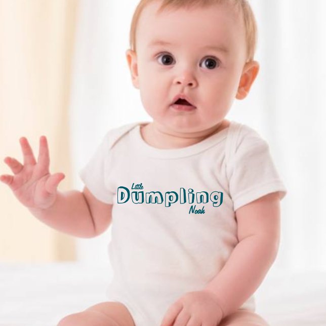 Cute Little Dumpling Customized Baby Name  Bodysuit (Creator Uploaded)