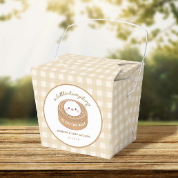 Cute Little Dumpling Is On The Way Baby Shower Favor Boxes