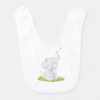 Cute little elephant bib