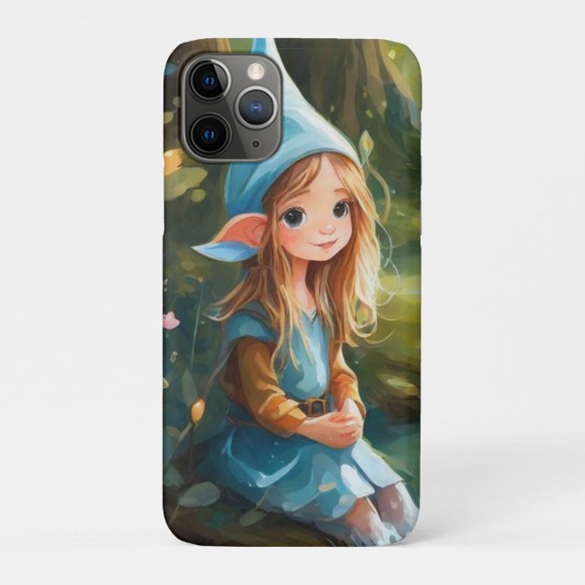 Cute little elve in the river Case-Mate iPhone case (Back)