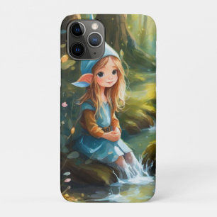 Cute little elve in the river iPhone 11 pro case