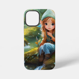 Cute little elve in the river iPhone 12 mini case