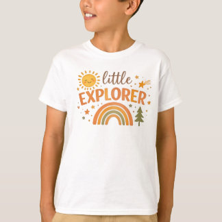 Cute Little Explorer Kids T-Shirt – Funny Baby Adv