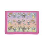 Cute Little Fairies for Little Girls Trifold Wallet