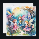 Cute little fairies in the field Card<br><div class="desc">In the fairyland magic castles fairies like a fairytale beautiful colorful magic gifts for kids birthdays , lovely kids room decor for girls and boys fairytale gifts clock for kids room decor throw away pillow fairytale watch accessories personal gifts for kids fairytale magnet fairytale stickers fairytale kids room decor kitchen...</div>
