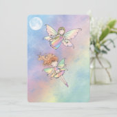 Cute Little Fairy Birthday Party Invite for Girls (Standing Front)