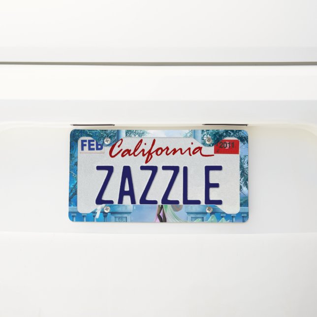 Cute little fairy license plate frame (On Car)