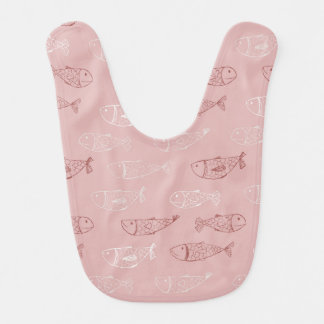 Cute little fish baby bib