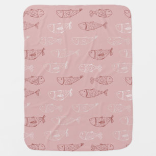 Cute little fish baby blanket