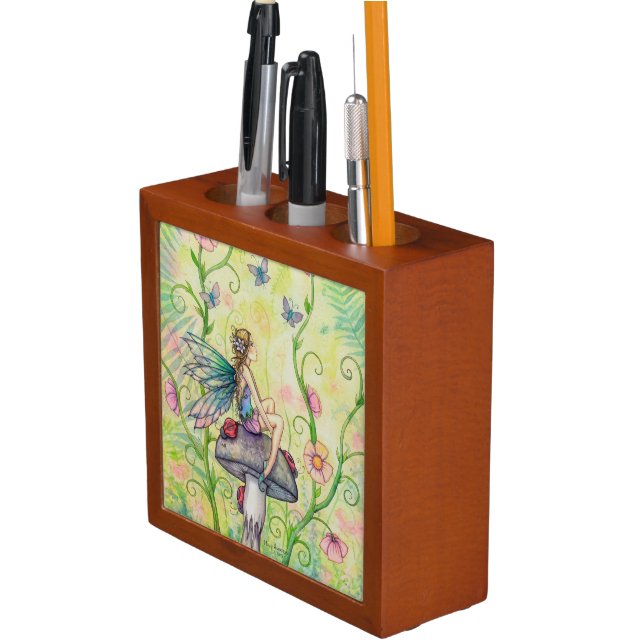 Cute Little Flower Fairy Desk Organizer (In Situ)