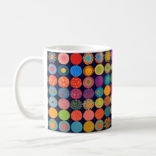 Cute little flower heads coffee mug