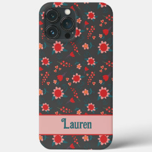 Cute Little Flowers Pattern Inspirivity iPhone iPhone 13 Pro Max Case