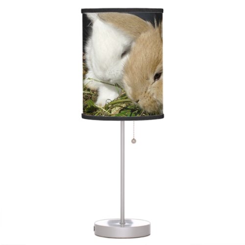 Cute little fluffy bunnies   table lamp