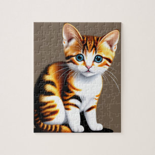 Cute Little Fluffy Kitty, Cat Jigsaw Puzzle