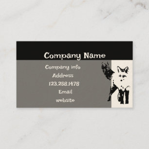 Cute Little Fox Animal Nature Art Business Card