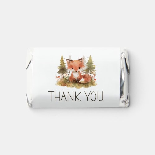 Cute Little Fox Baby Shower Candy Hershey's Miniatures