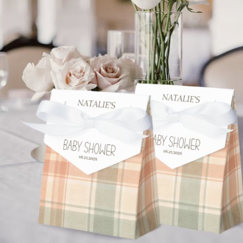 Cute Little Fox Baby Shower Guest Favor Boxes