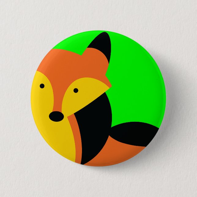 Cute little Fox Button (Front)