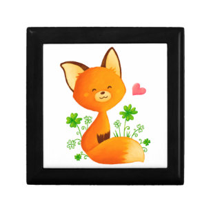 Cute little fox gift box