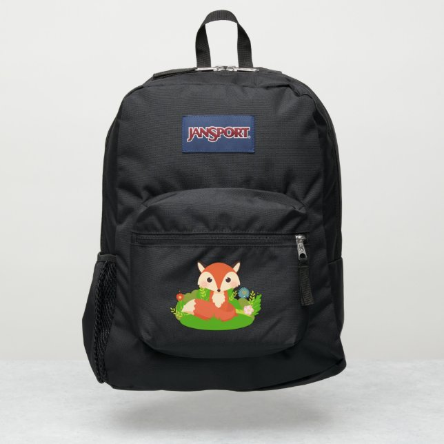 Cute Little Fox JanSport Backpack (Front)